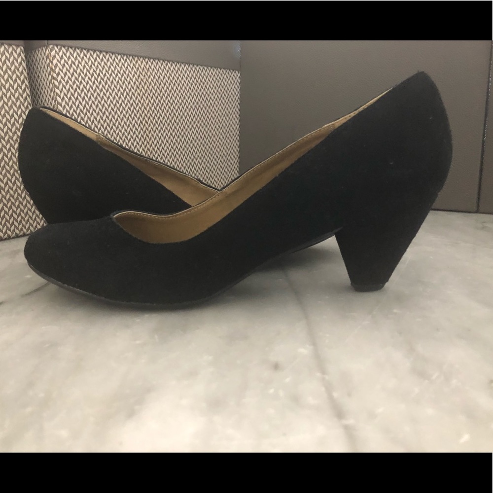 BDG Faux Suede Kitten Heels